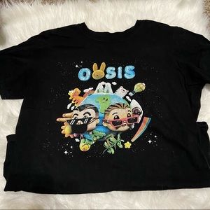 j balvin y bad bunny “oasis” tshirt